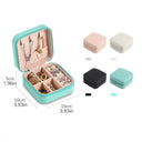 Mini Jewelry Storage Box Portable Home Travel Case for Women