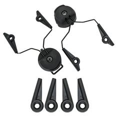 Hearing Protection Tactical Headset ARC Rail Adapters for Walker Electronic Earmuffs - Perfect for Shooting and Hunting