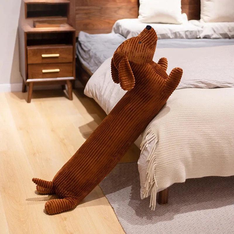 Brown Dachshund Dog Pillow: Cute Sofa Decoration Plush Doll Gift  ourlum.com   