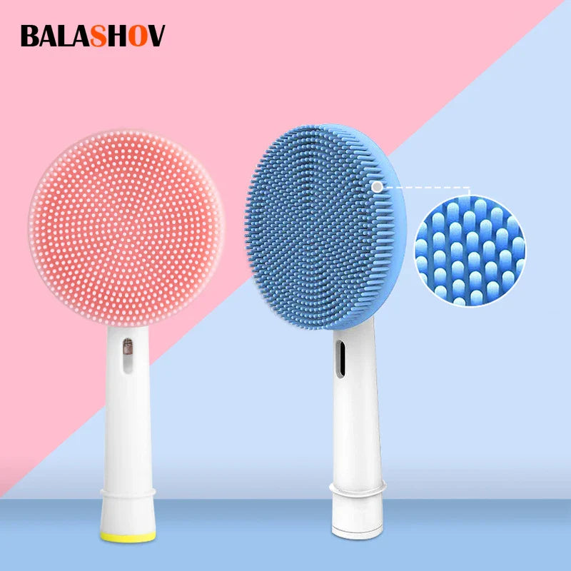 Electric Facial Cleansing Brush Toothbrush Head Replacement Brush Heads Ultrasound Cleansing Head Face Skin Care Tool for Oral-B