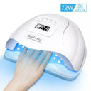 LED Motion-Sensing Nail Dryer Quick Cure Adjustable Power