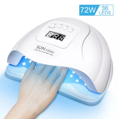 LED Motion-Sensing Nail Dryer: Quick Cure, Adjustable Power