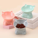 Large Capacity Cartoon Cat Shape Pet Feeder Cute Design