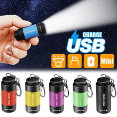 LED Mini Torch Light: Portable USB Flashlight for Outdoor Adventures