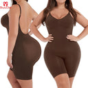 Seamless Full Coverage Bodysuit Shapewear for Thigh Slimming