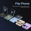 Original SERVO Flip 6 Mobile Phone 4SIM Card Torch Cellphone