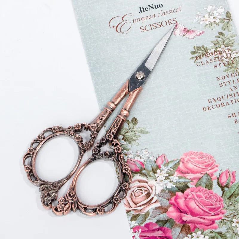 Retro Nail Art Scissors Stainless Steel Cuticle Precision For Nail Salon Supplies And Tool Pedicure Beauty Grooming Kit For Nail  ourlum.com   