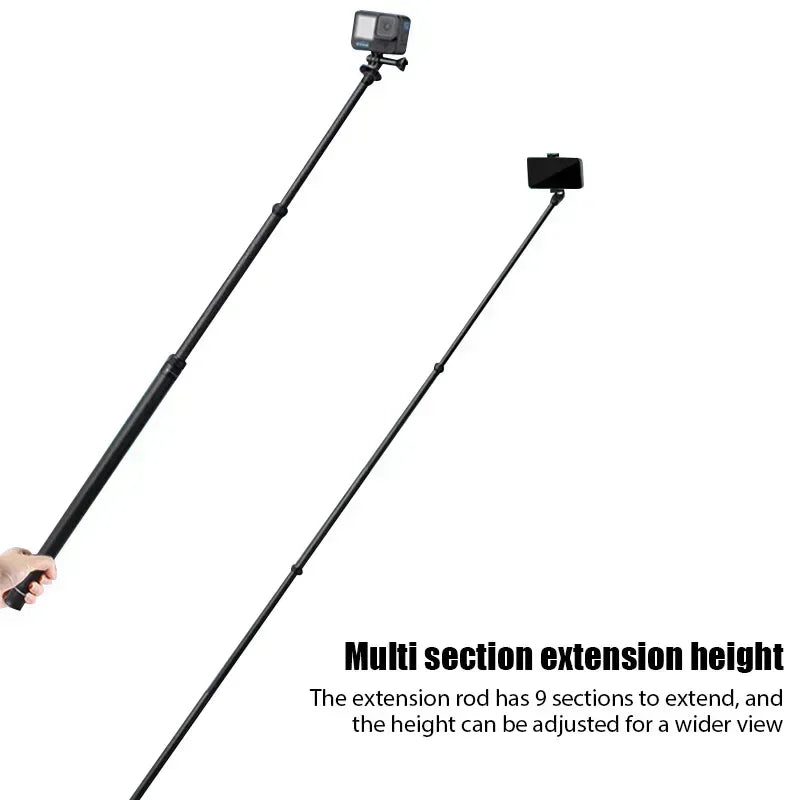 Carbon Fiber Invisible Extended Edition Selfie Stick Stand For Insta360 X3 GO3 Action 4 300CM For DJI GoPro Camera Selfie Sticks