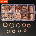 Copper Washer Gasket Nut and Bolt Set Assortment Kit M8 M10 M12 M14