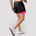 Men's 2-in-1 Quick Dry Running Shorts for Gym and Fitness Training - Summer Workout Shorts