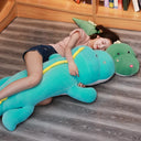 New 80CM Big Long Cute Dinosaur Plush Toy Boyfriend Pillow