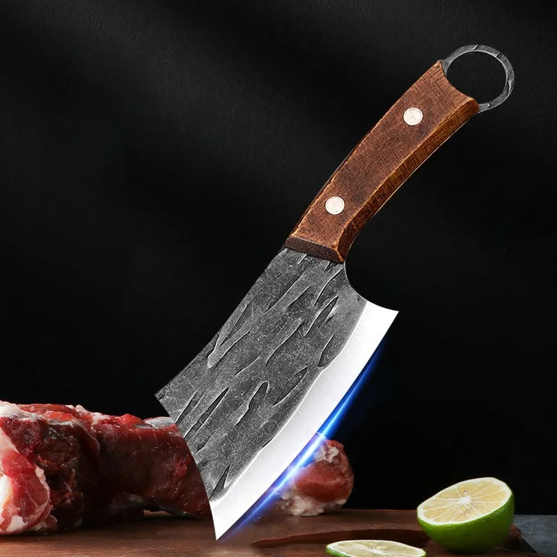 Handcrafted Kitchen Cleaver Knife for Meat Vegetables Fruits