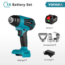 YOFIDRA 2000W Electric Heat Gun Cordless Handheld Tool