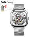 CIGA Design Automatic Skeleton Watch Elegance in Motion