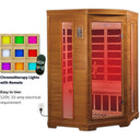 Dynamic Corner Infrared Sauna for Two Eco Friendly Spa