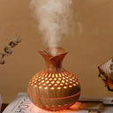 300ml Colorful Light Wooden Aromatherapy Humidifier Mini USB Cool Mist Diffuser