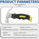 Versatile Compact Ramshorn Hammer 160 mm Portable Hand Tool