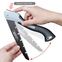 Portable Steel Folding Saw: Efficient Camping Tool for Gardens