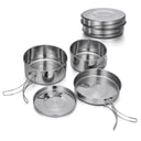 LIXADA Stainless Steel Camping Cookware Set for Outdoor Cooking