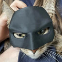 Cat Bat Cosplay Hat Cat Face Cushion Plastic Black Make-up