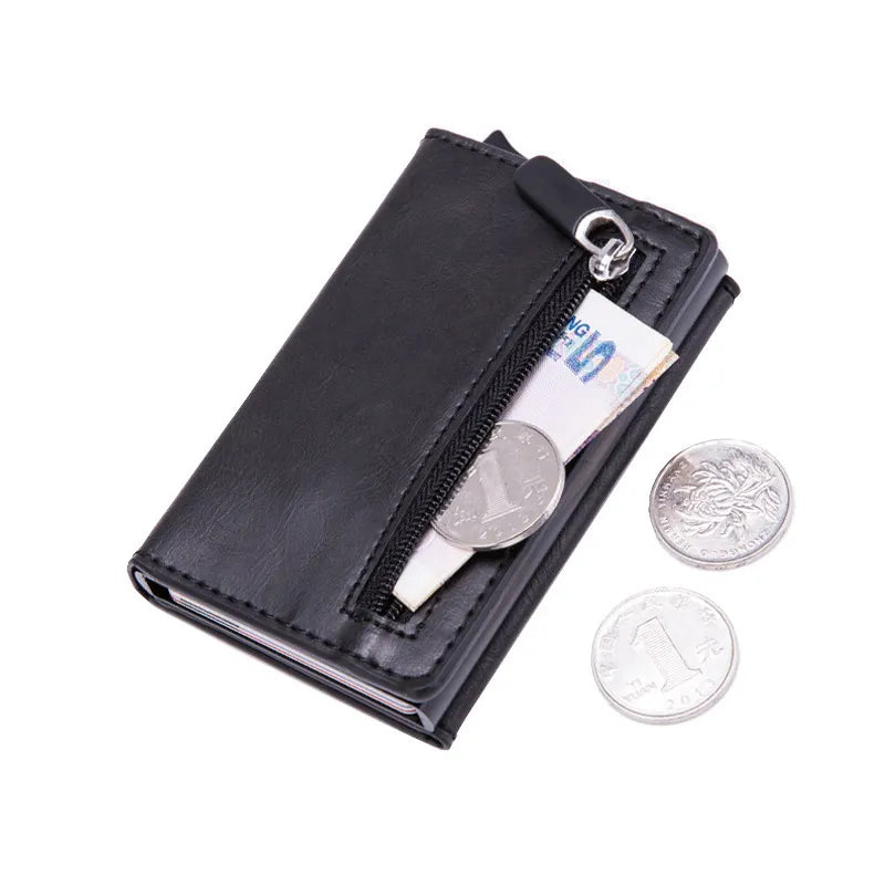 DIENQI RFID Card Holder Wallet: Stylish Protection & Organization  ourlum.com   