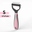 Pet Grooming Comb: Shedding Trimming Deshedding Brush Tool