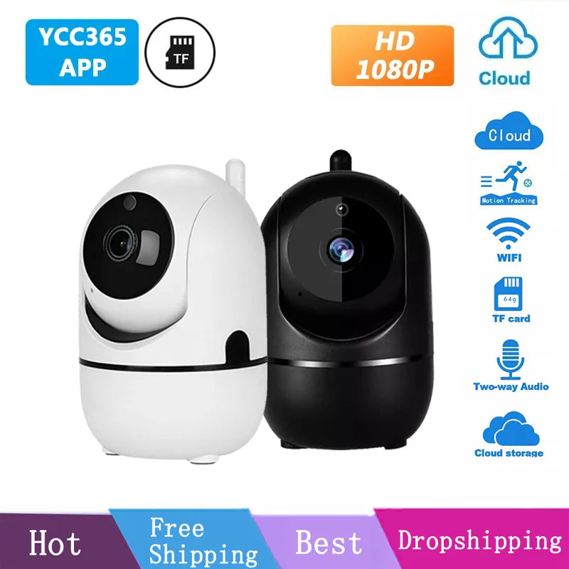 Smart HD WiFi Security Camera: Auto Tracking Surveillance System  ourlum.com   