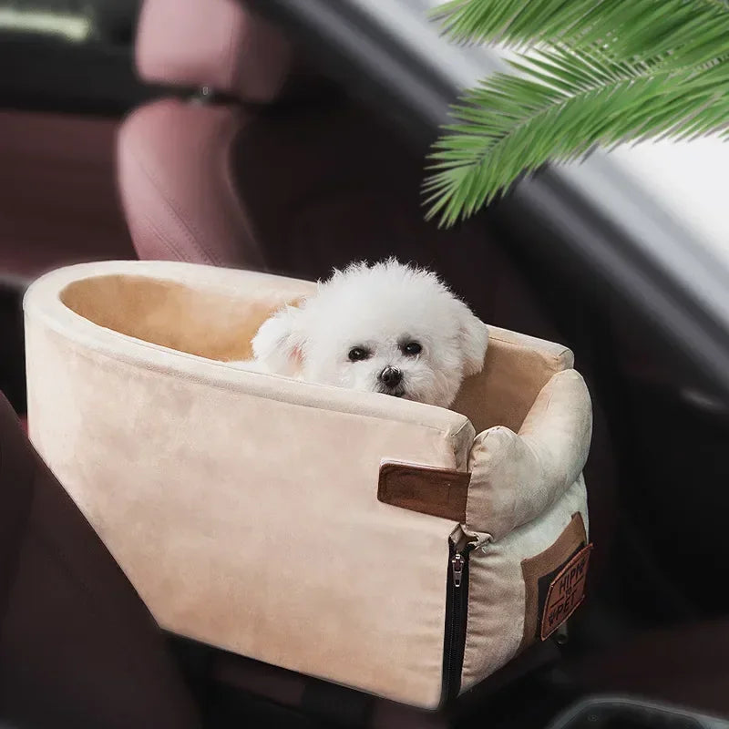 Portable Pet Car Seat Protector & Bed for Small Dogs & Cats  ourlum.com   