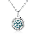 Tree Of Life Essential Oil Diffuser Necklace: Stainless Steel Beauty Gift  ourlum.com N2732-11  