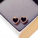 Enchanting Rose Gold Heart Earrings Romantic Summer Glam