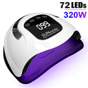 X19 MAX UV LED Nail Drying Lamp Professional UV Nail Art Dryer Light for Gel Nails 72 Beads Fast Curing Gel Polish Lamp