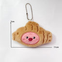 Capybara Plush Toy Keychain Bag Charm Stylish Animal Accessory