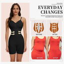 Seamless Bodysuit Shapewear for Women - Open Crotch Waist Trainer & Body Shaper