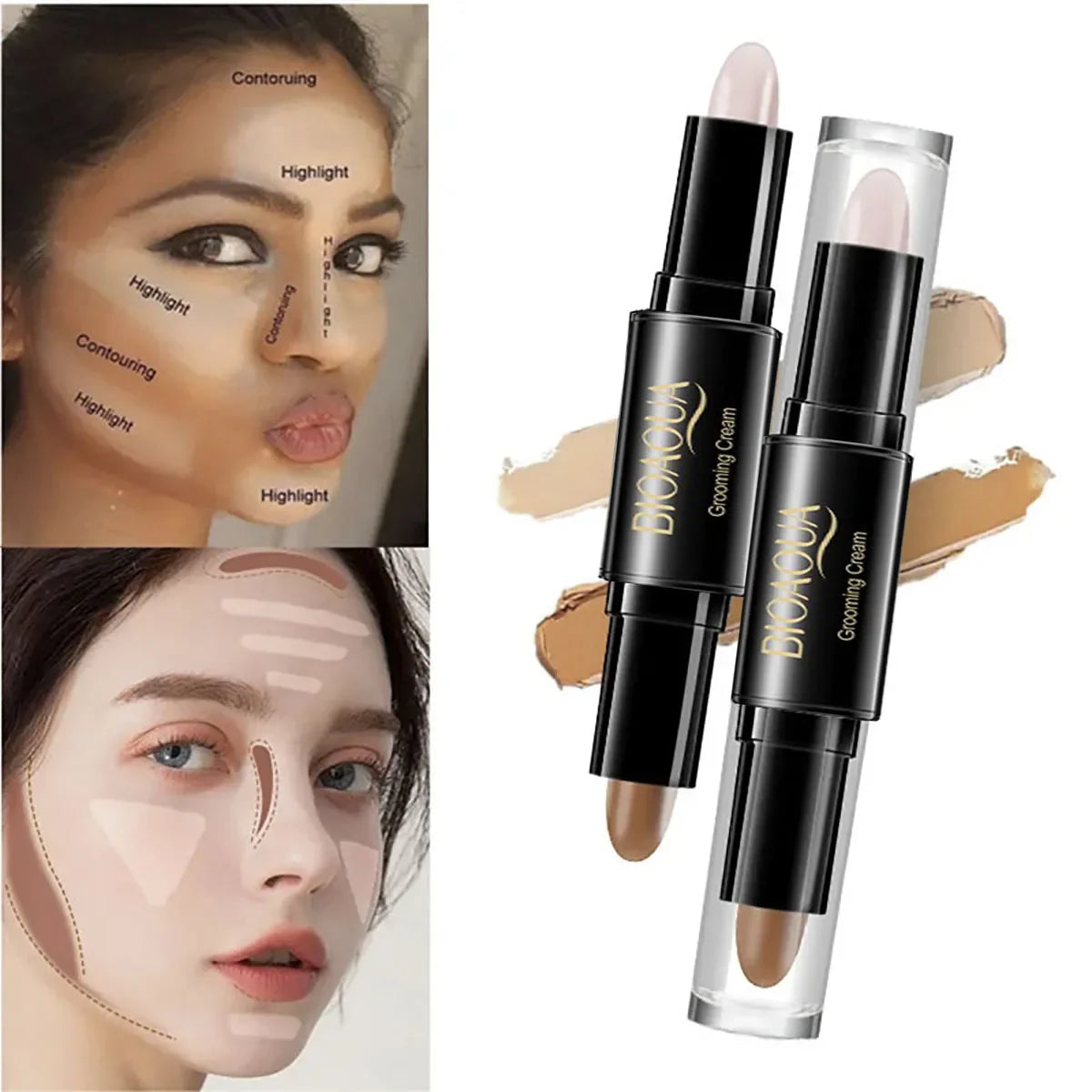 Waterproof Freckle Concealer & Contour Stick for Radiant Makeup