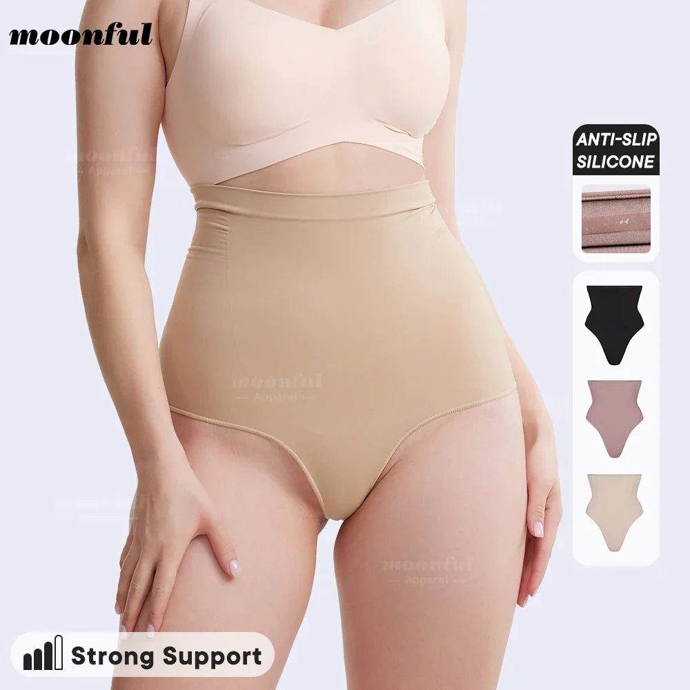 High Waist Thong Shapewear for Abdomen Control & Slimming - Invisible Comfort