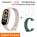 Mi Band 8: Smart Fitness Tracker with Advanced Health Monitoring  ourlum.com Gold N Green Strap CHINA 