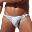 Men's Seductive Ice Silk Briefs Transparent Jockstrap Comfort