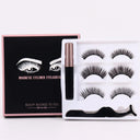 Magnetic Eyelash Kit with Synthetic Lashes for Glam Eyes