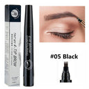 5 Colors Microblading Eyebrow Pen Waterproof Liquid Eyebrow Pencil Long Lasting Eyebrow Tattoo Pen 4 oints eyebrow pen Cosmetics  ourlum.com 5 United State 