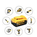 High-Capacity 20V Dewalt Lithium-Ion Batteries 6Ah 8Ah 12Ah