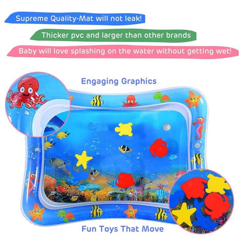 Baby Developmental Water Play Mat: Enhancing Early Learning & Motor Skills  ourlum.com   