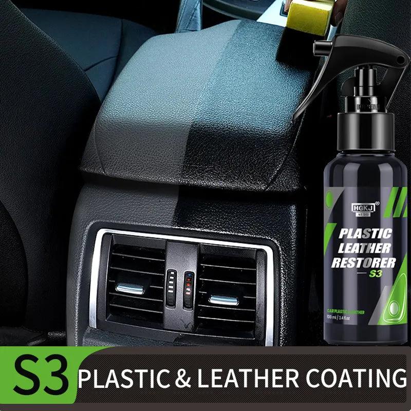 Car Interior Renovator Spray - UV Protection, Extreme Shine, Non-Greasy Formula  ourlum.com   