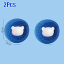 Magic Laundry Ball Kit: Efficient Pet Hair Remover & Clothes Cleaner  ourlum.com 2Pcs Blue  