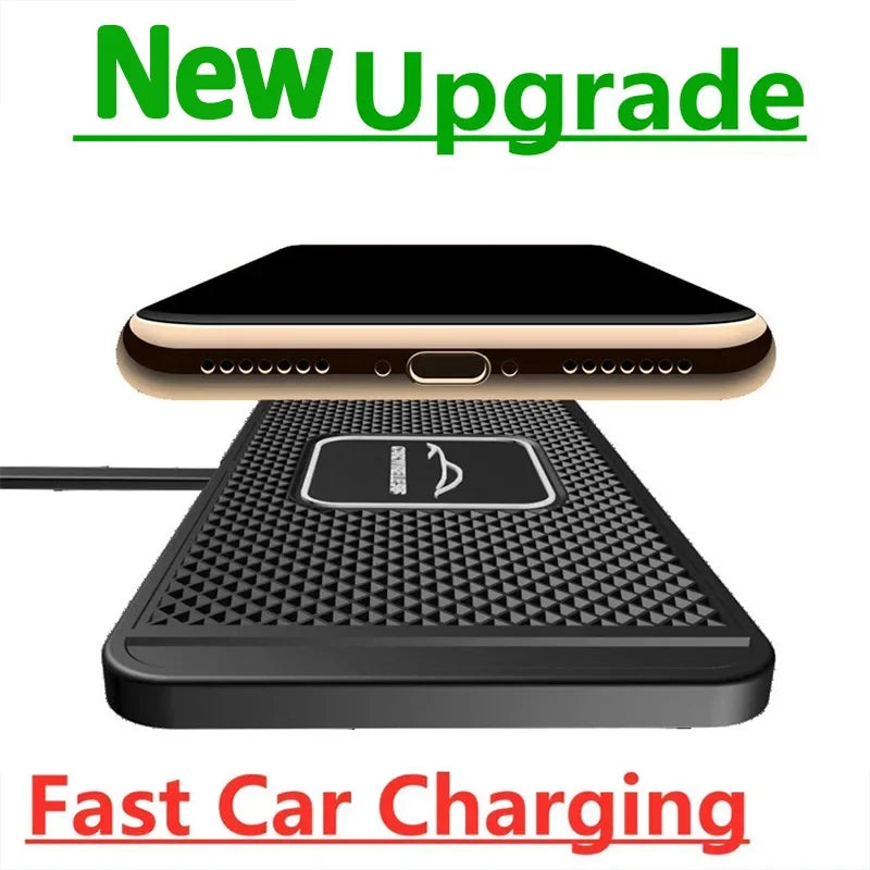 Wireless Charger Car Charger Wireless Charging Dock Pad For iPhone 15 14 13 12 X  Pro Max Samsung S9 S8 Fast Phone Car Chargers