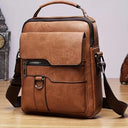 Brand Men Shoulder Bag for 9.7 Inch iPad PU Leather Flaps