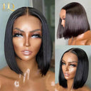 Brazilian Straight Bob Lace Front Wig Remy Human Hair Luxurious