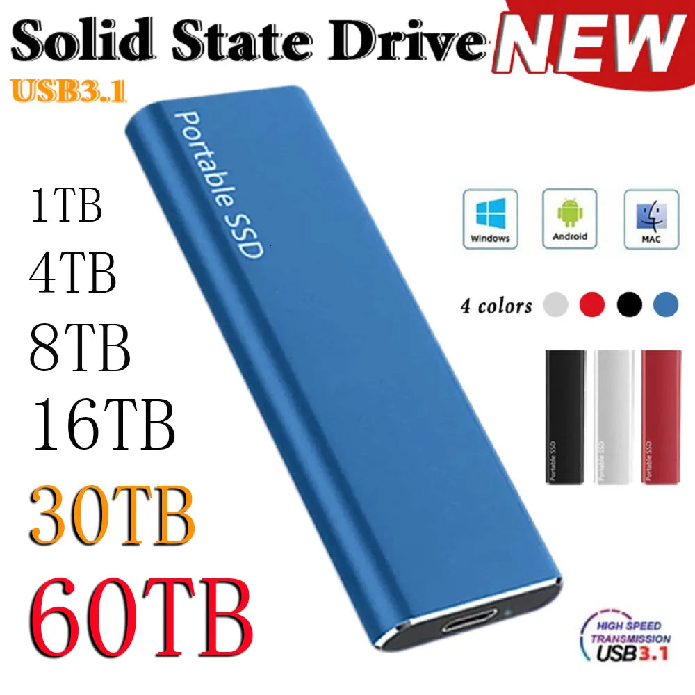 High Speed Portable SSD USB Type-C: Ultimate Storage Solution  ourlum.com   