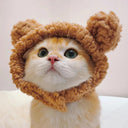 Cute Lion Mane Wig Hat for Small Dogs and Cats Decor