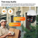 KERUI Wireless PTZ CCTV Camera Enhanced Clarity Outdoor Security