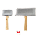 Pet Hair Shedding Brush Wooden Handle Grooming Comb - Reduces Up to 90%  ourlum.com SL  